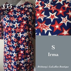 Brand new with tags. Lularoe Irma Tunic